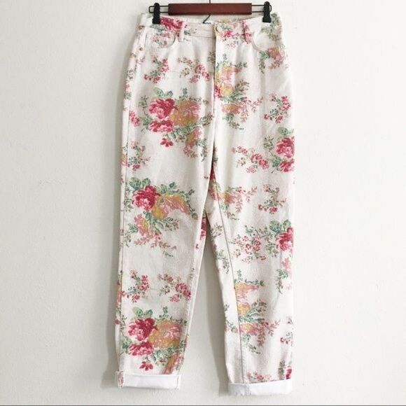 BDG for URBAN OUTFITTERS Floral High Rise Mom Jeans Size 29 - Picture 6 of 11